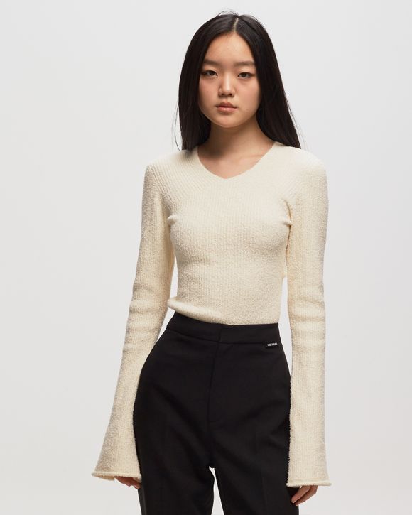 Tube Rib-Knit Wrap Top