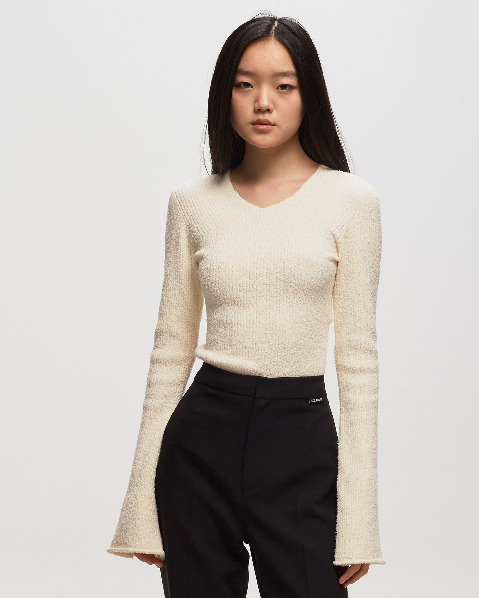 Tube Rib-Knit Wrap Top