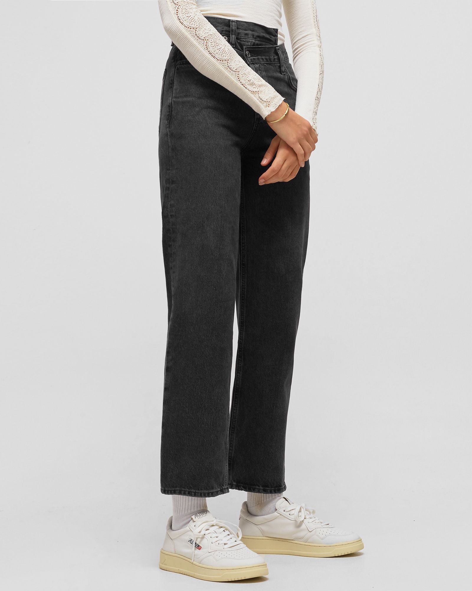 WMNS criss cross jean in shambles (organic cotton)