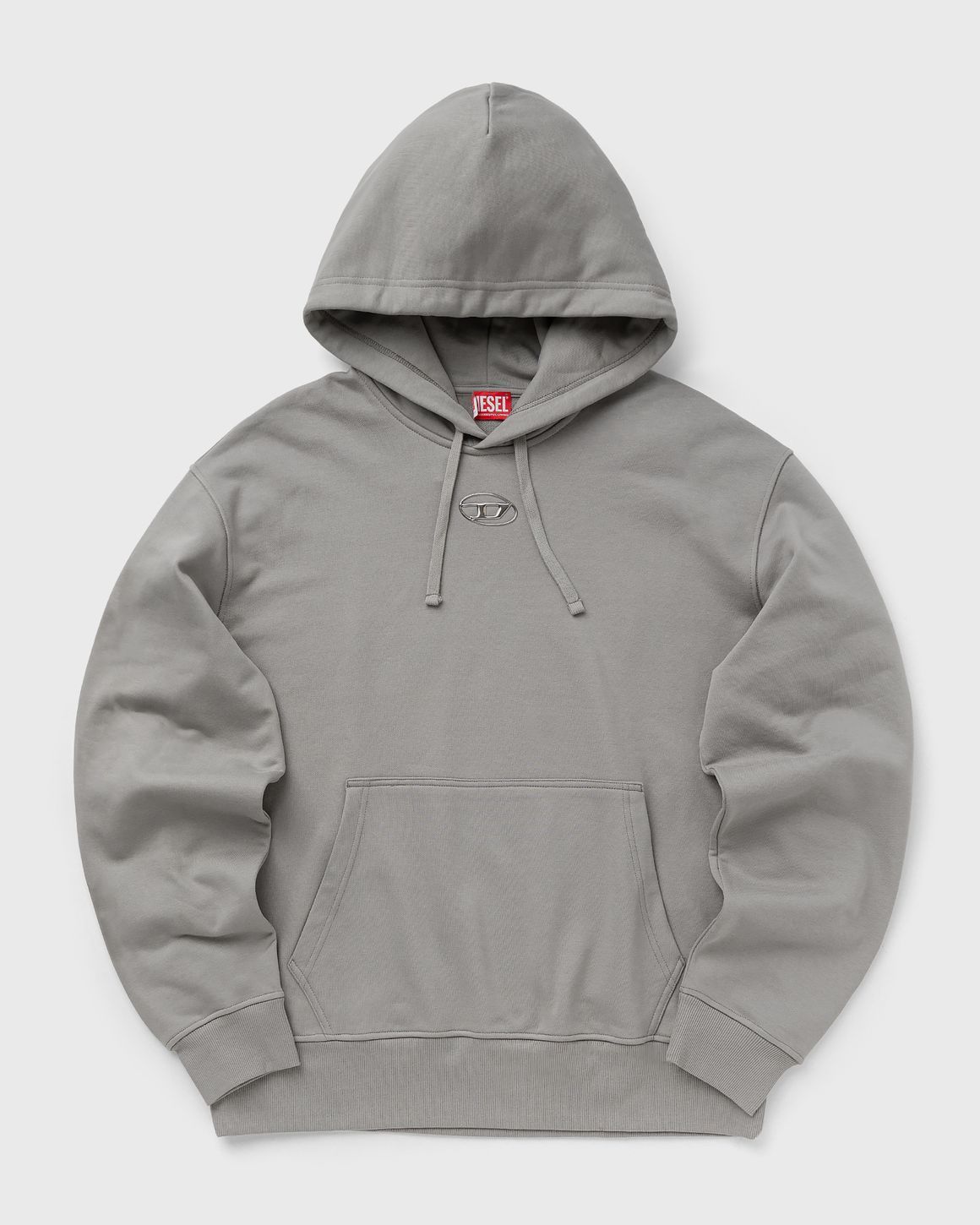 ★DIESEL★ S Max OD Hood Grey A098560BMBJ9BX S-Macs-Hood-Od Hoodie - DIESEL - Mariodannashop