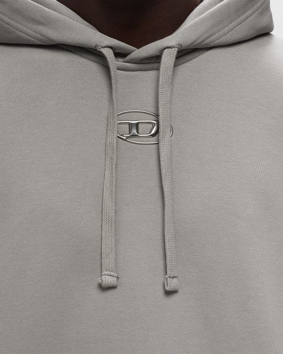 ★DIESEL★ S Max OD Hood Grey A098560BMBJ9BX S-Macs-Hood-Od Hoodie - DIESEL - Mariodannashop