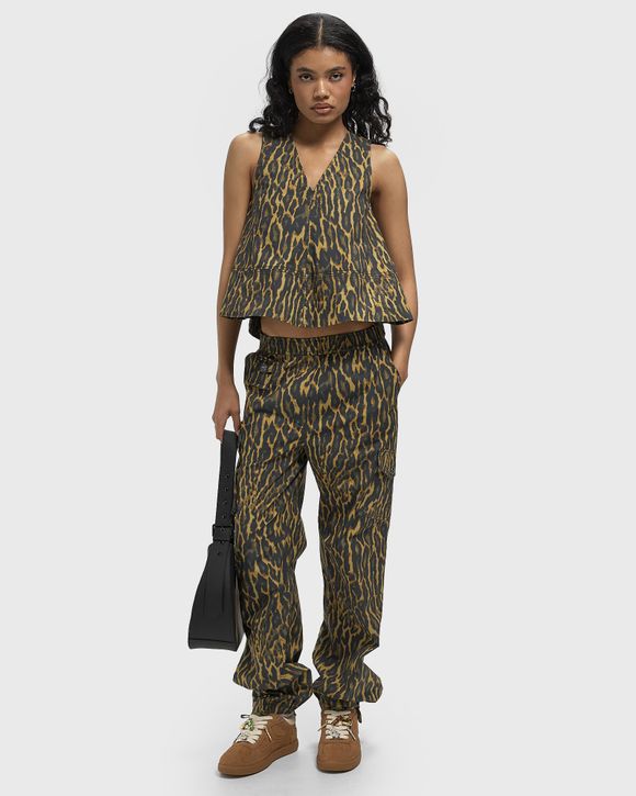 Thumbnail - Printed Stretch Cotton A-line Top