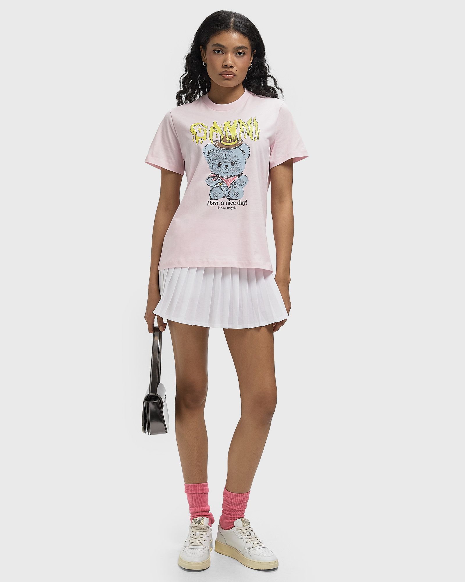 Basic cotton Jersey Tee Cowboy Bear Print