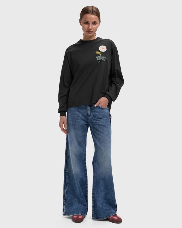 Basic Cotton Jersey Long sleeve crochet patch