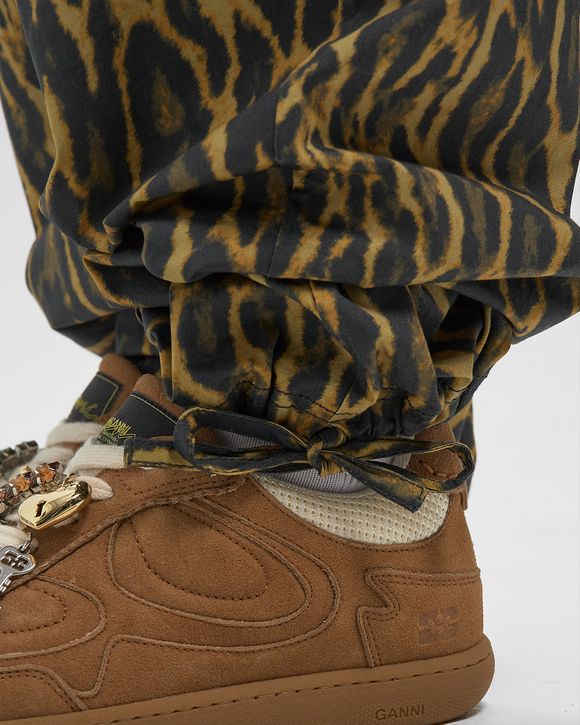 Printed Stretch Cotton Cargo Pants