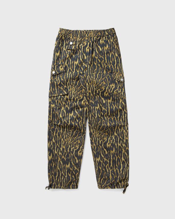 Printed Stretch Cotton Cargo Pants