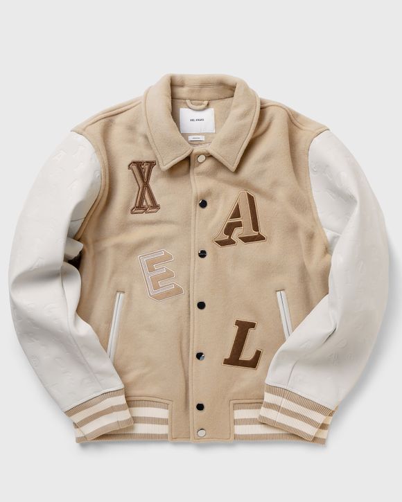 Axel Arigato Typo Varsity Jacket White/Beige | BSTN Store