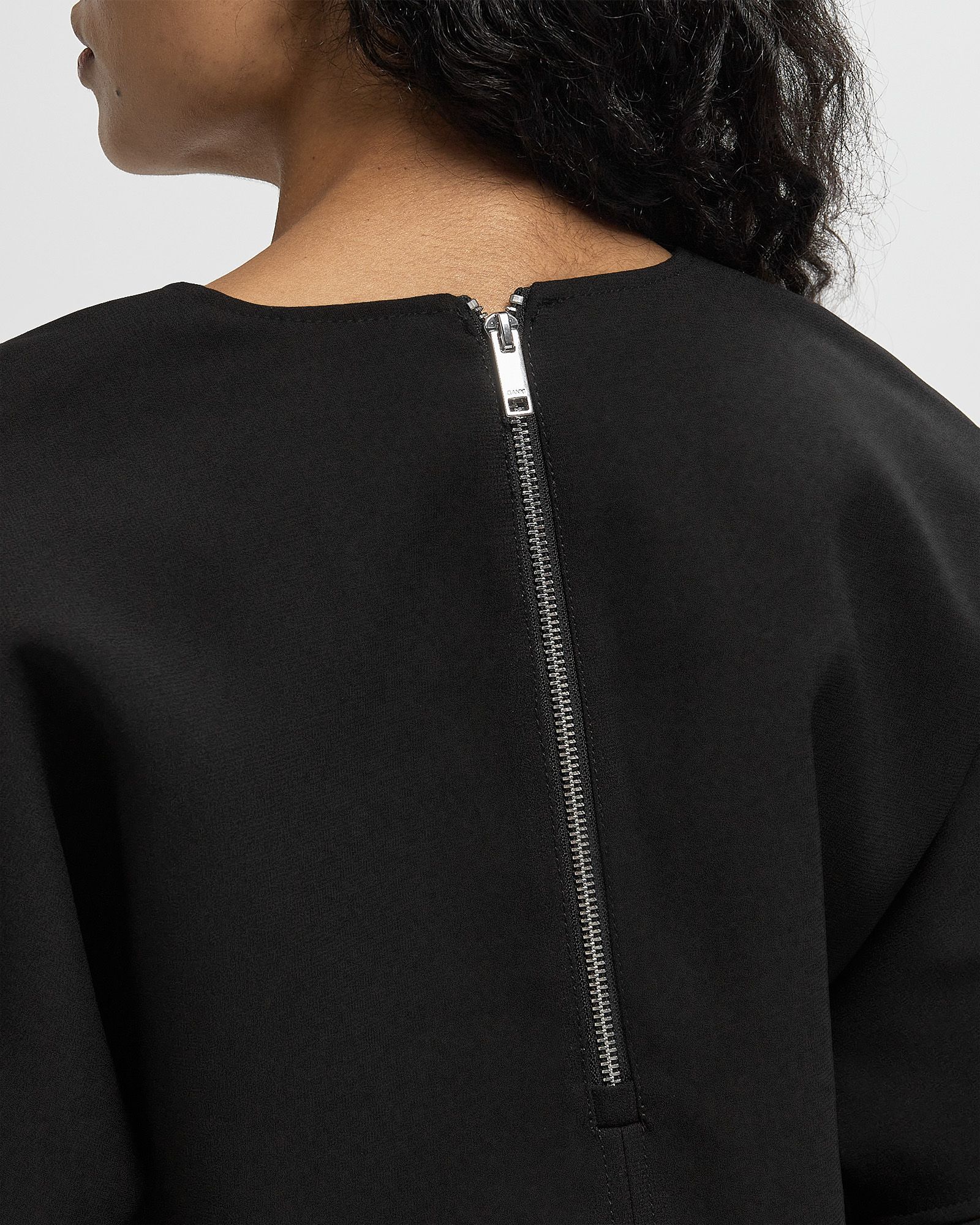 Bonded Crepe Boxy Mini Dress