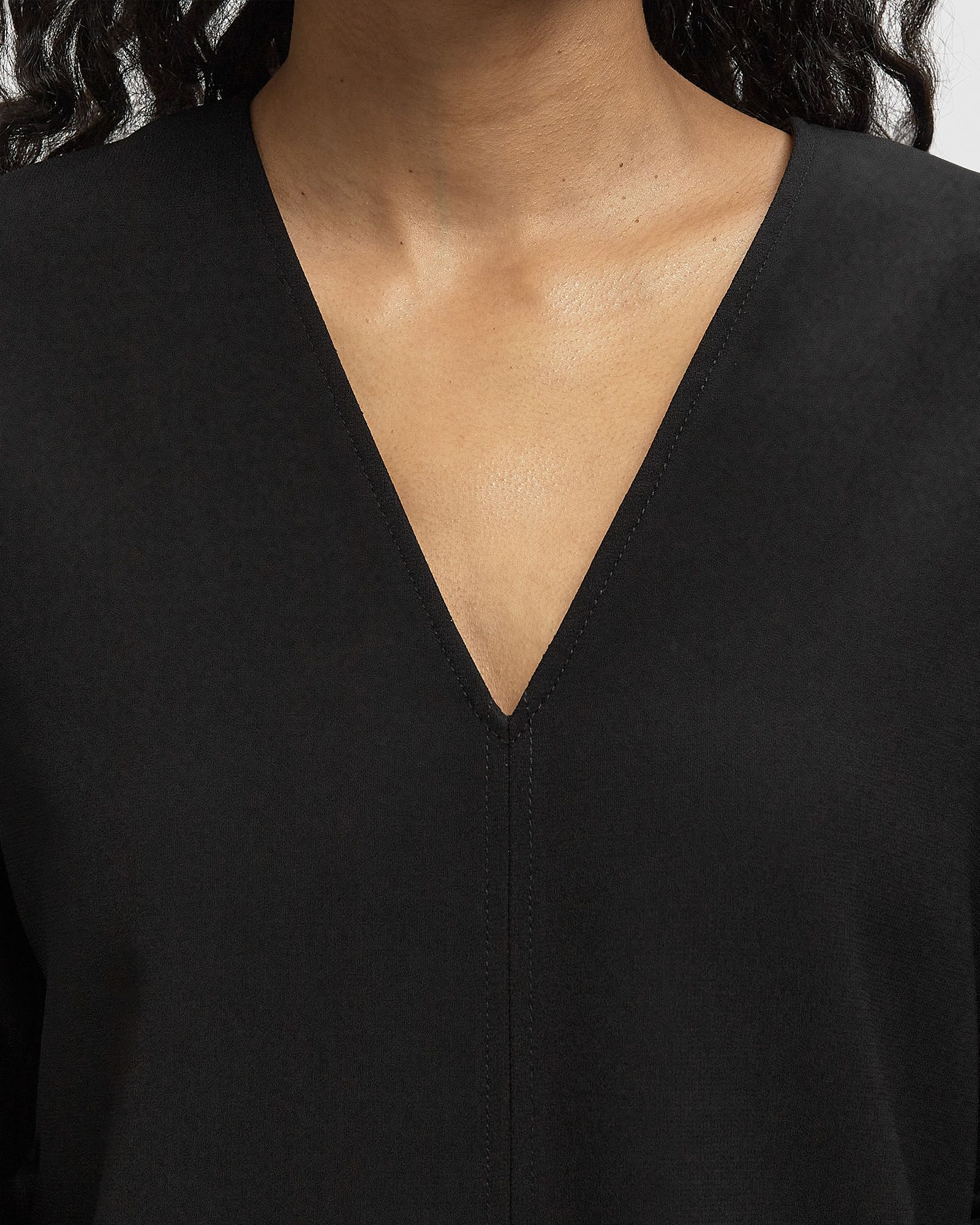 Bonded Crepe Boxy Mini Dress