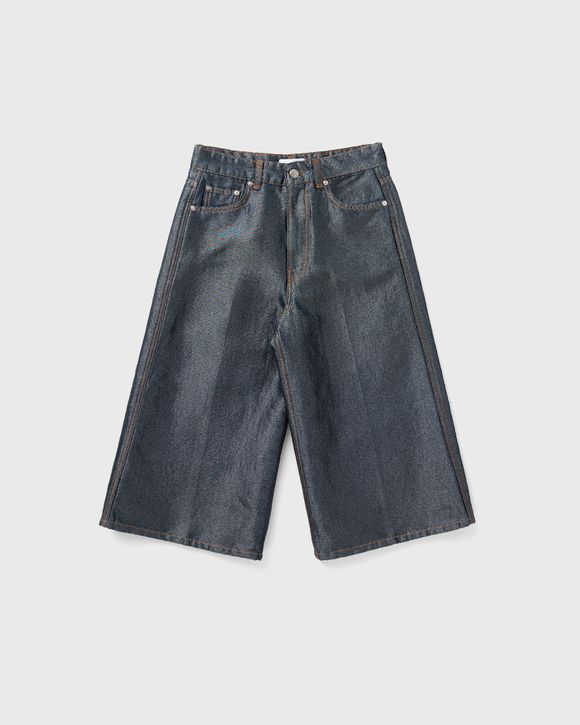 Shiny Weft Denim Shorts