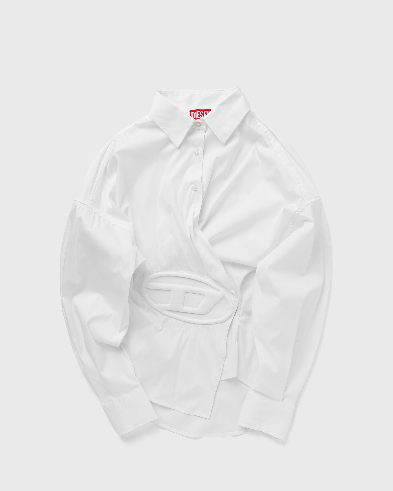 Diesel - c-siz-n1 women shirts & blouses white in größe:l