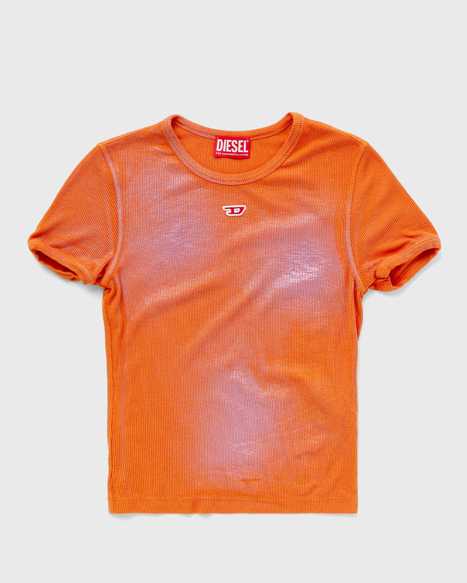 Diesel - t-ele-n1 women shortsleeves orange in größe:xs
