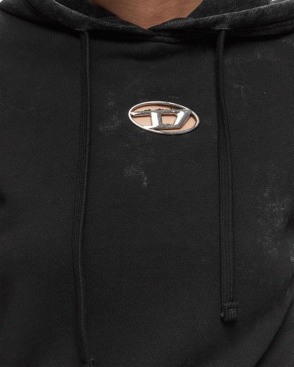Tシャツ・カットソー DIESEL SS25 F-SLIMMY-HOOD-P5 (A144920IPAC 900) Diesel F-SLIMMY-HOOD-P5 SWEAT-SHIRT Black | BSTN Store
