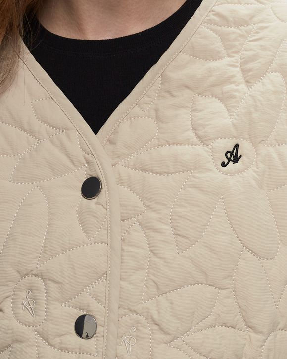 Louis Vuitton Reversible Quilted Monogram Flower Jacket BLACK. Size 40