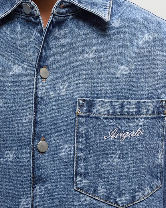 Axel Arigato Signature Denim Shirt Blue LIGHT BLUE