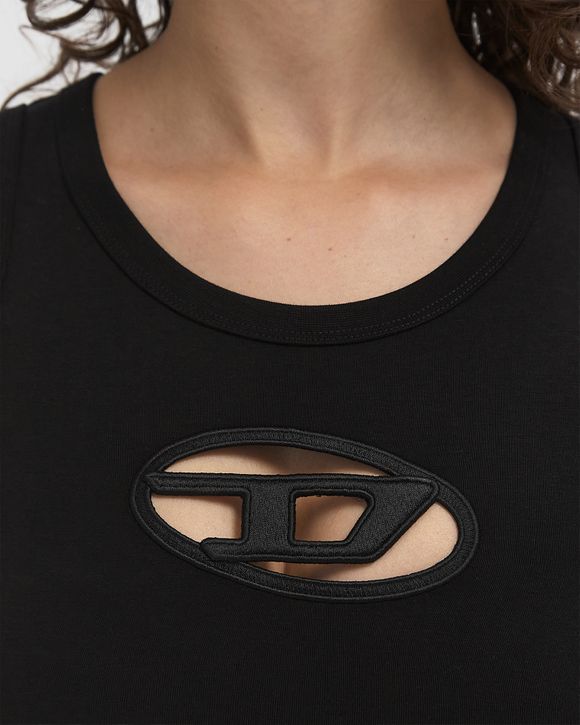 DIESEL｜SLEEVELESS (A13019 0DLAX 9XX) Diesel t-shirt - Black - Women | A130200DLAX9XX | thebs.com