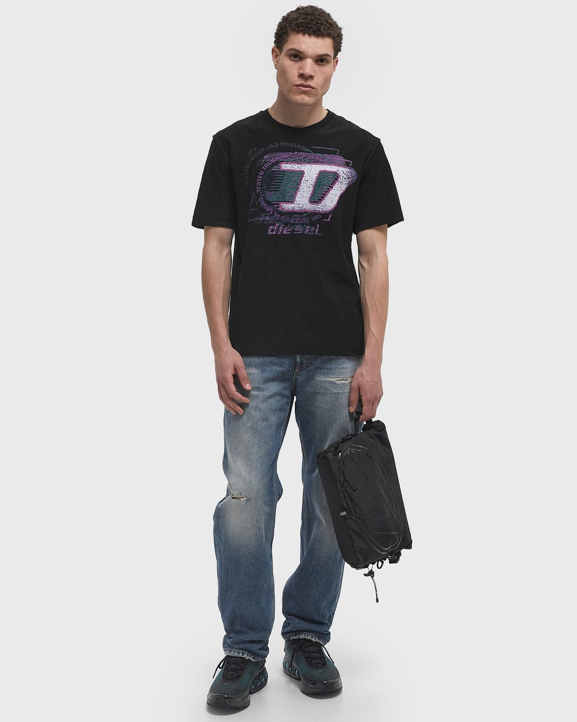 Diesel T-ADJUST-R11 TEE Black | BSTN Store