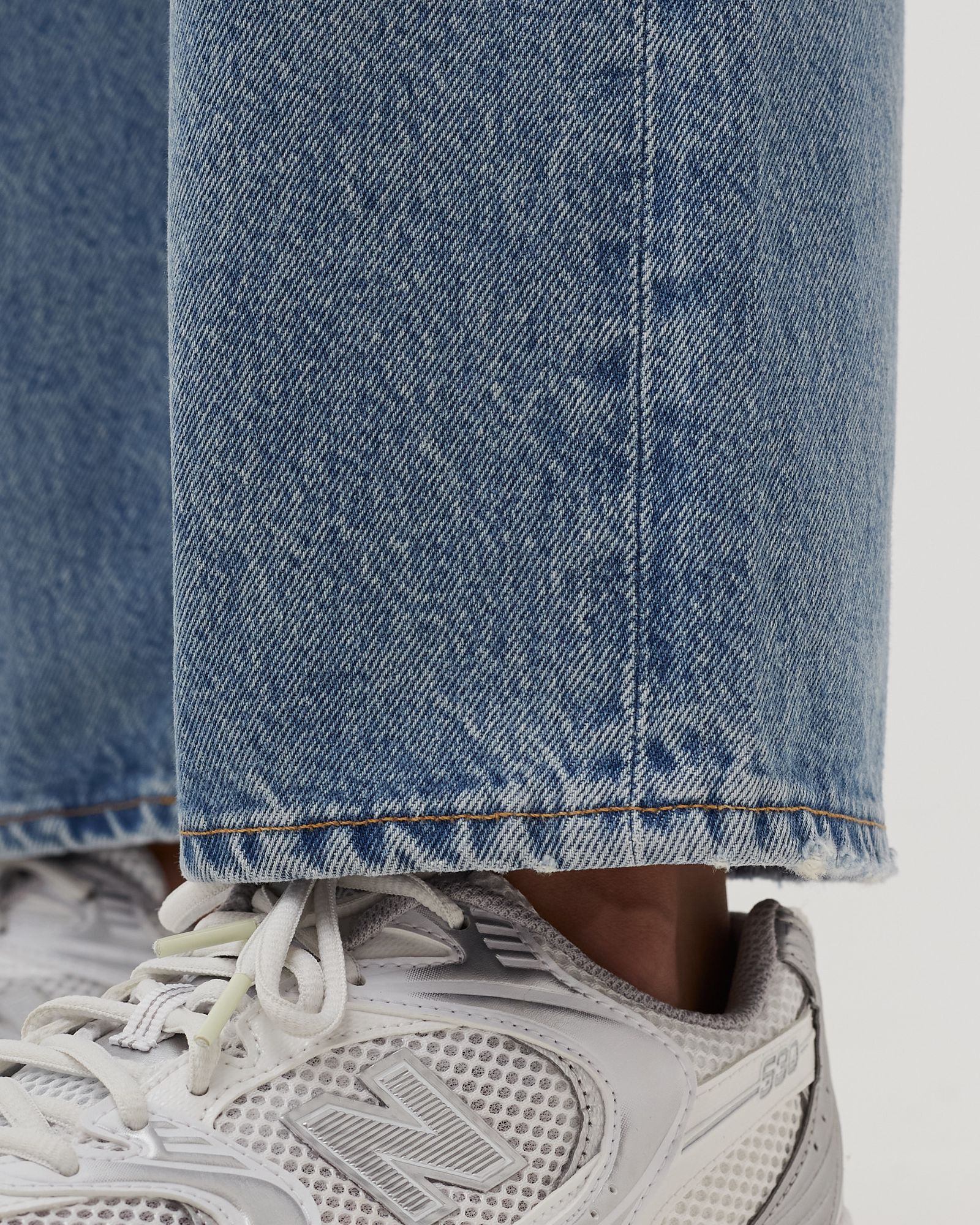 WMNS 90's crop mid rise loose straight