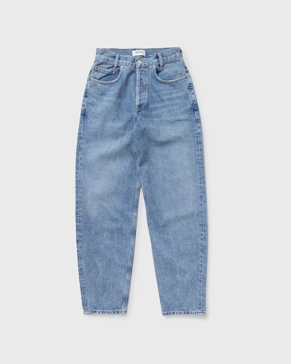 WMNS tapered baggy jeans - PASSENGER (MD INDIGO)
