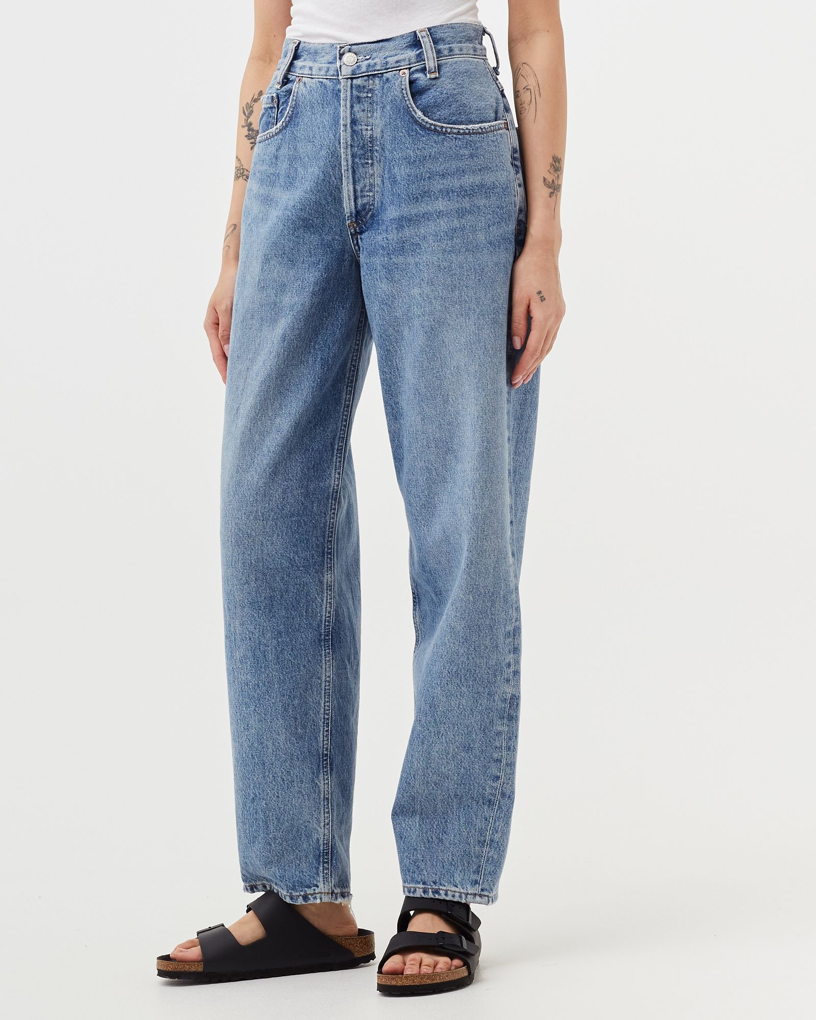 WMNS tapered baggy jeans
