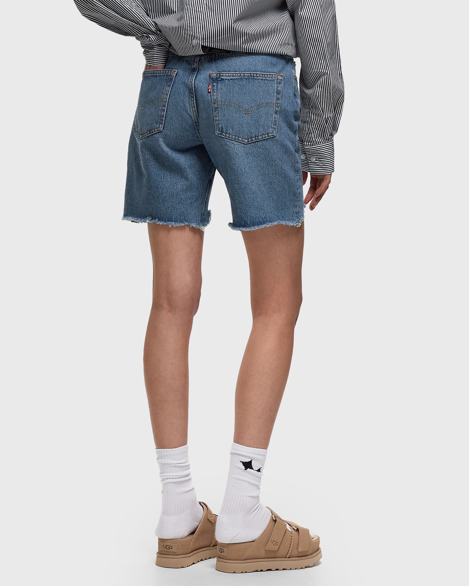 501®90S SHORT MED INDIGO - WORN IN