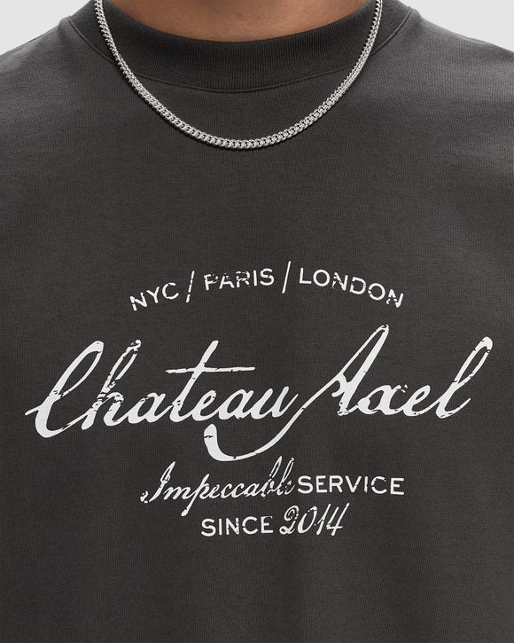 【関税込み】Axel Arigato グレー Chateau Axel Tシャツ Axel Arigato Château Axel Tee Grey | BSTN Store