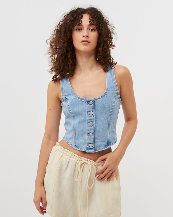 Levis DANI CORSET DENIM Blue INDIGO STONEWASH