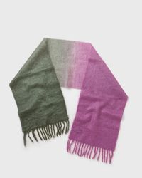 Mohair Gradient Fringed Scarf