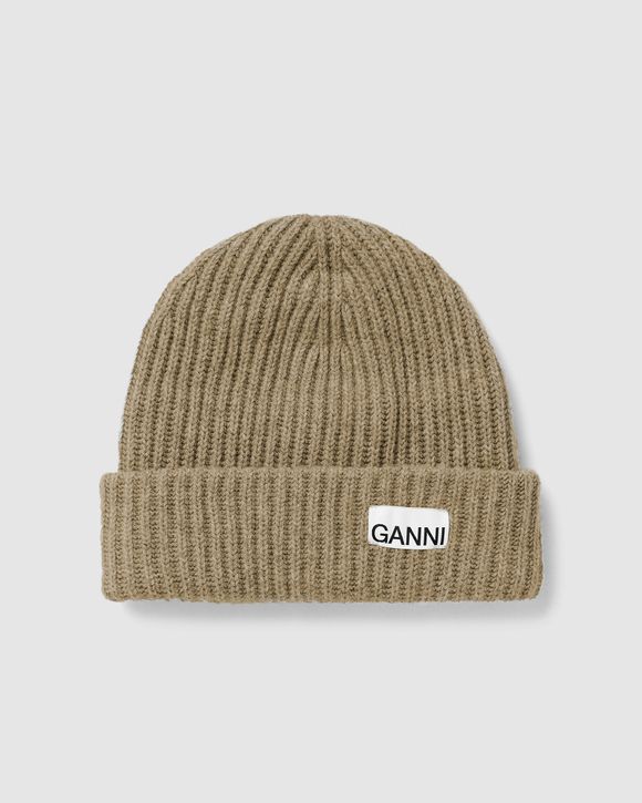 GANNI ビーニー STRUCTURED RIB BEANIE BE ADAM ET ROPÉ FEMME(アダム エ ロペ ファム) / 【GANNI (ガニー