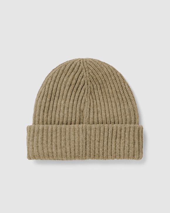 アクセサリーその他 Ganni Structured Wool Beanie A4429-861 Mauve Chalk Light Pink Fitted Rib Knit Wool Beanie | GANNI US