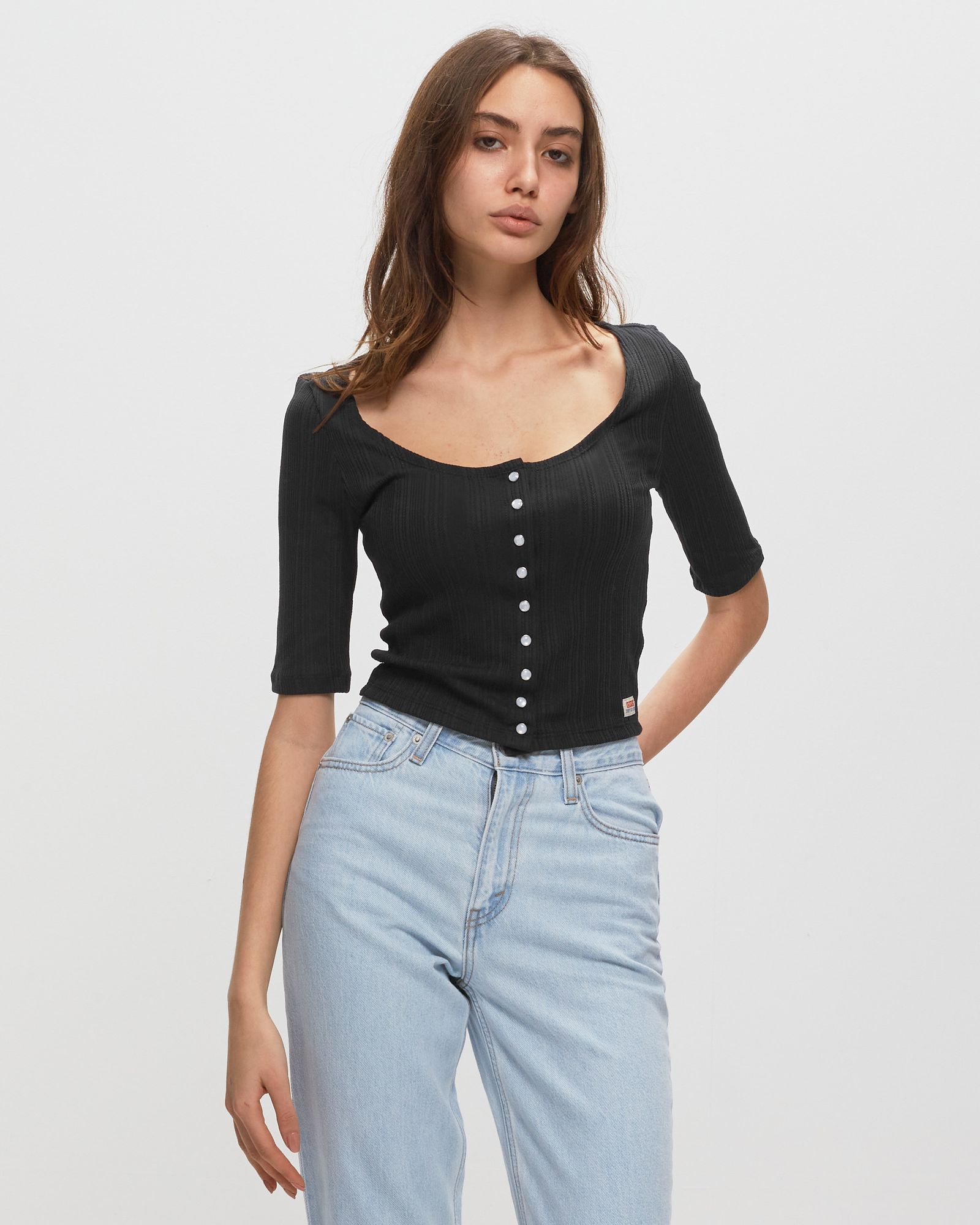 DRY GOODS POINTELLE TOP