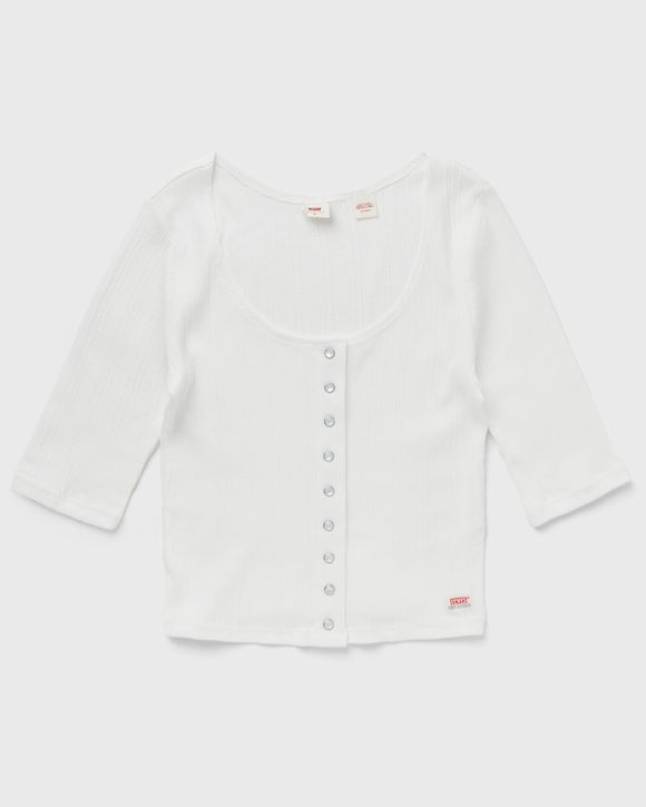 Levis DRY GOODS POINTELLE TOP White | BSTN Store