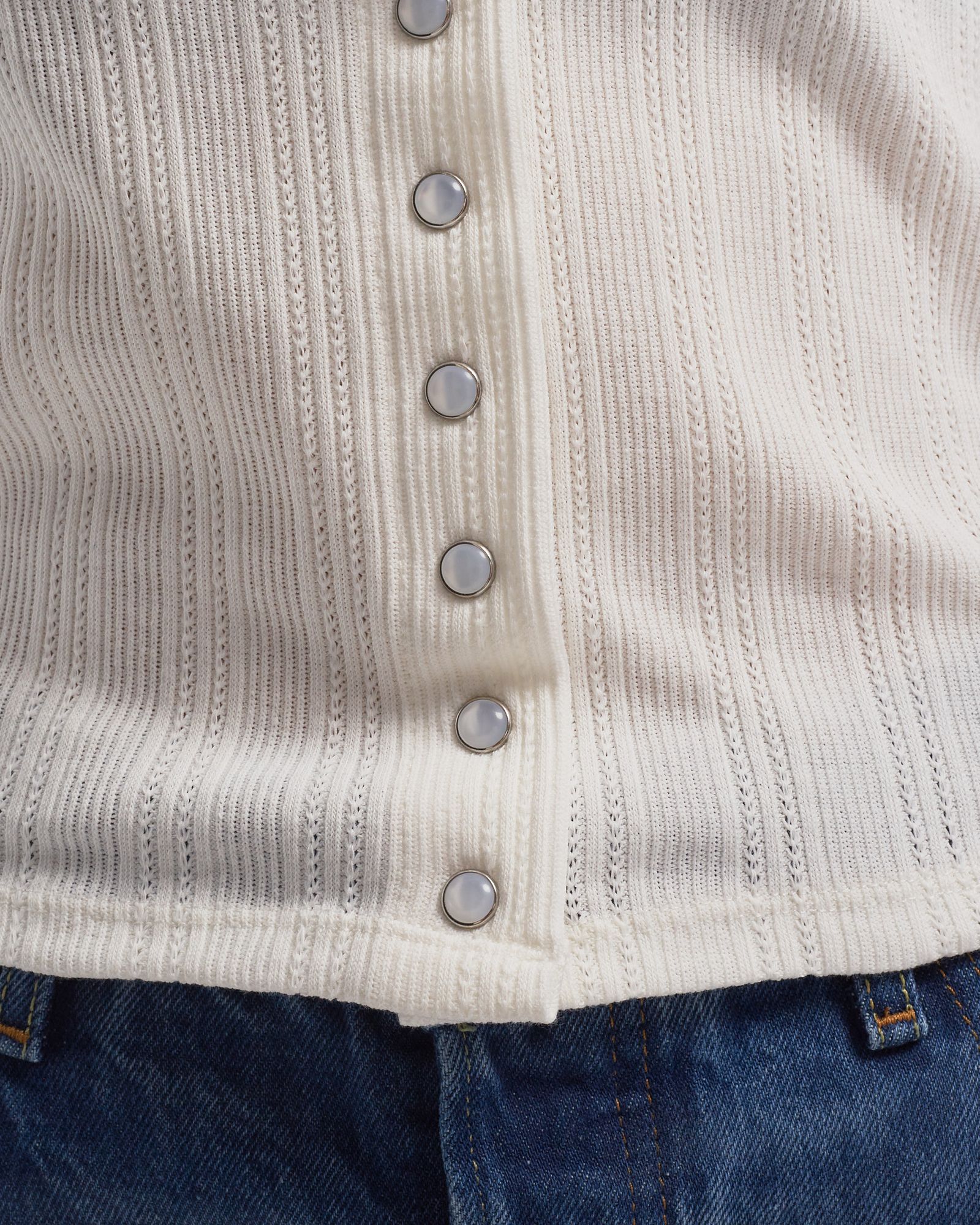 DRY GOODS POINTELLE TOP