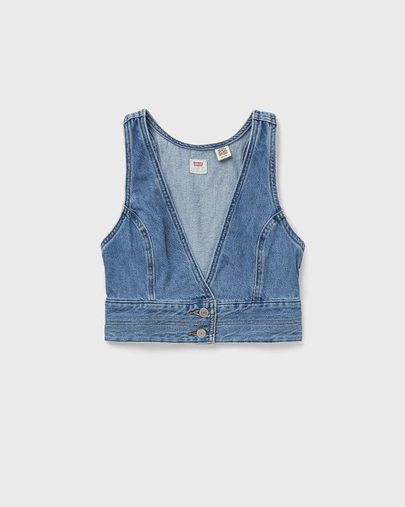 RAINE DENIM CROP TOP
