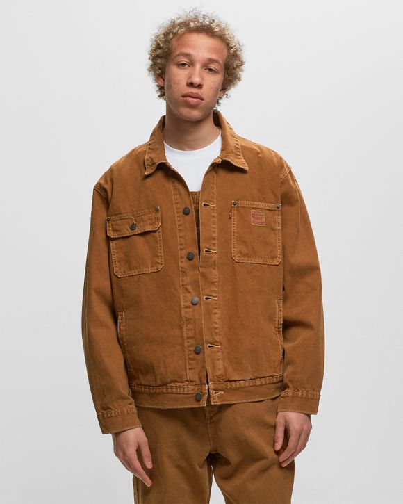 Levis jacket clearance brown