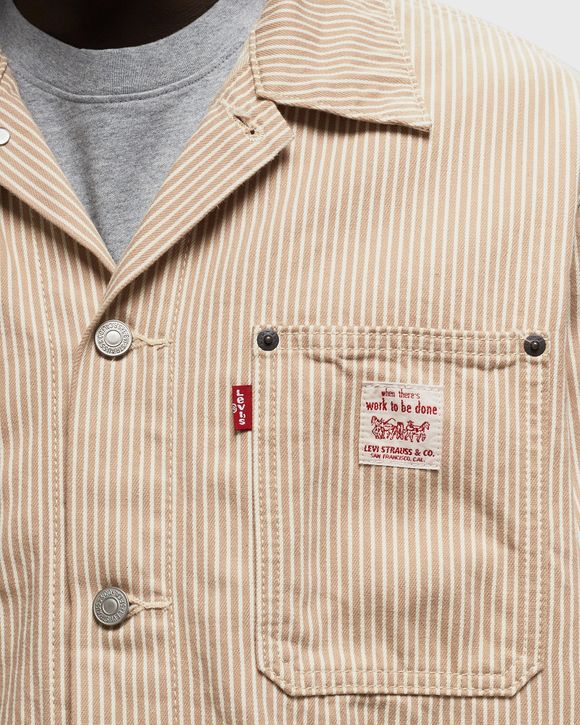 Levis hot sale trucker beige