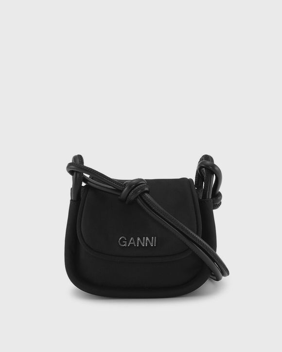 Ganni KNOT MINI BAG - Black