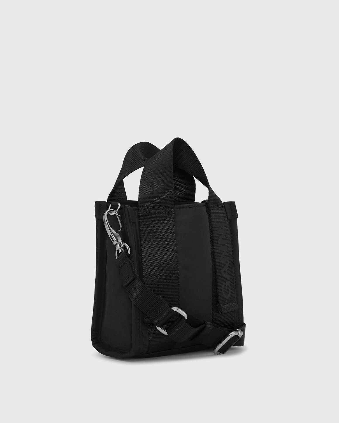 【GANNI】Recycled tech Mini Tote eyJidWNrZXQiOiJic3RuLWltYWdlLX