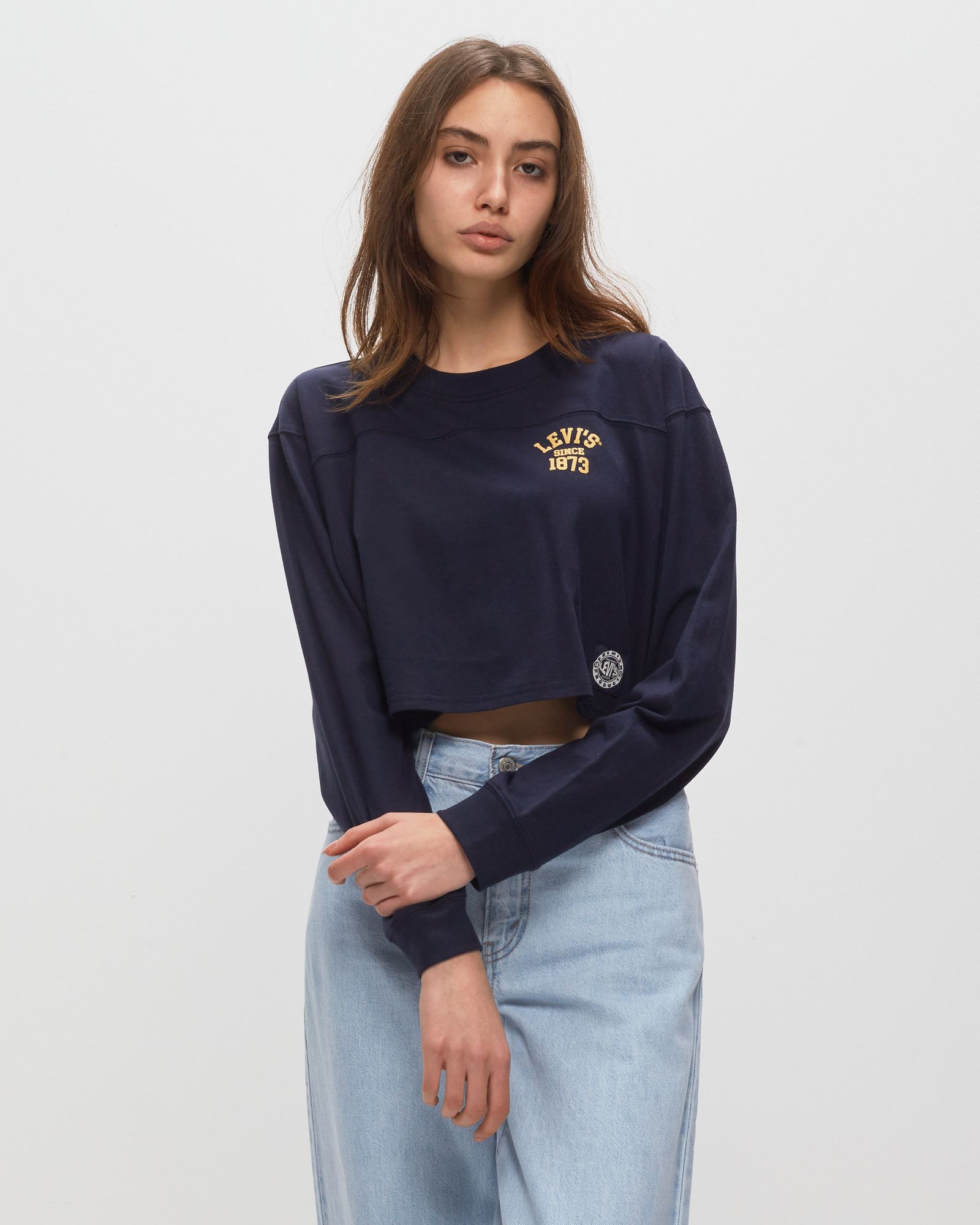 GR CROP FOOTBALL TEE