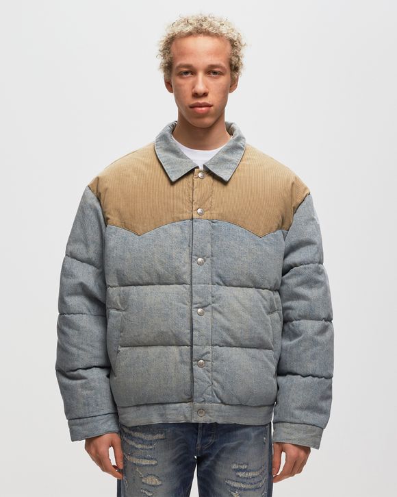 Clot Blue Sherpa Fleece Puffer Jacket CLOT