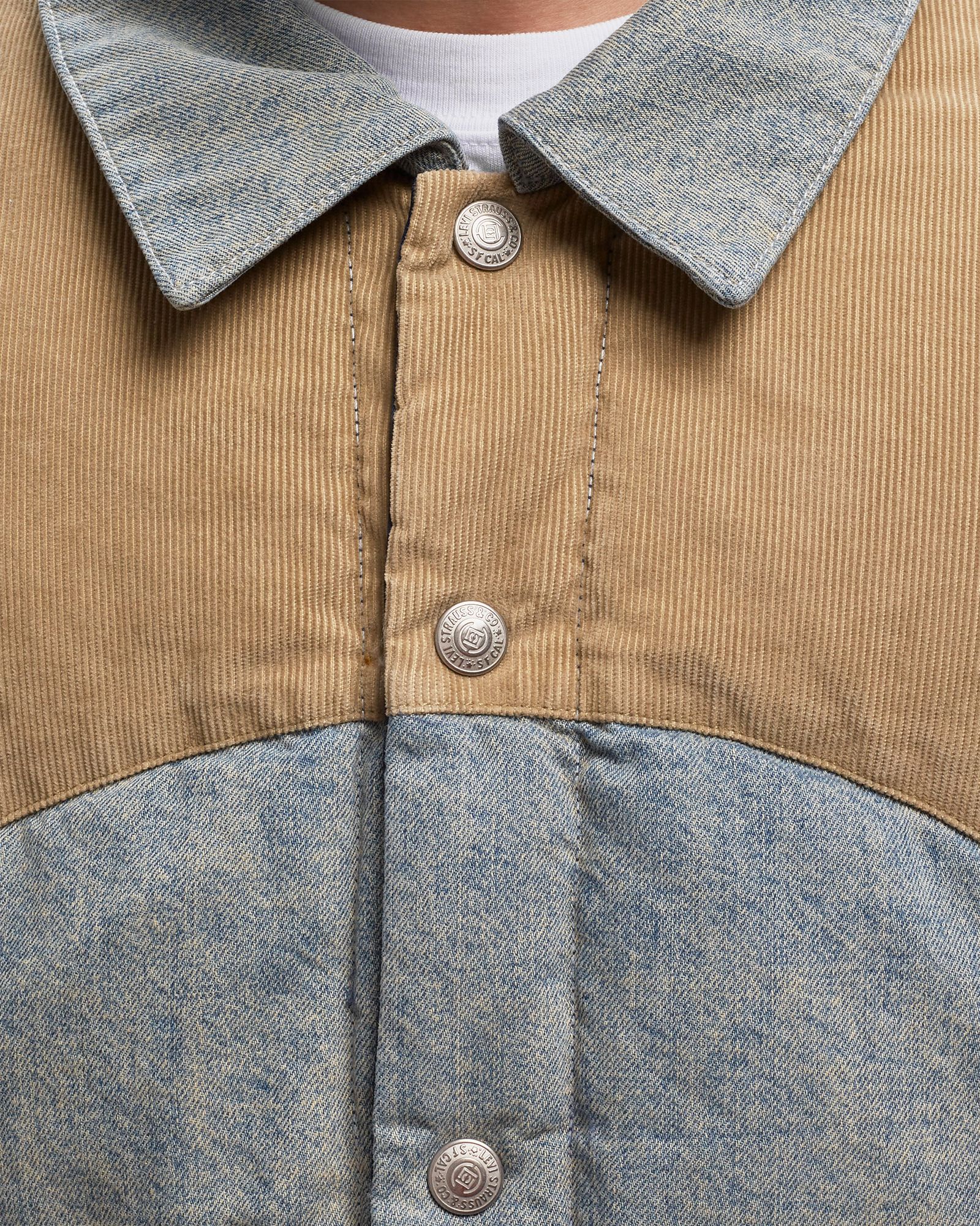 LEVIS x CLOT REVERSIBLE DENIM PUFFER TR