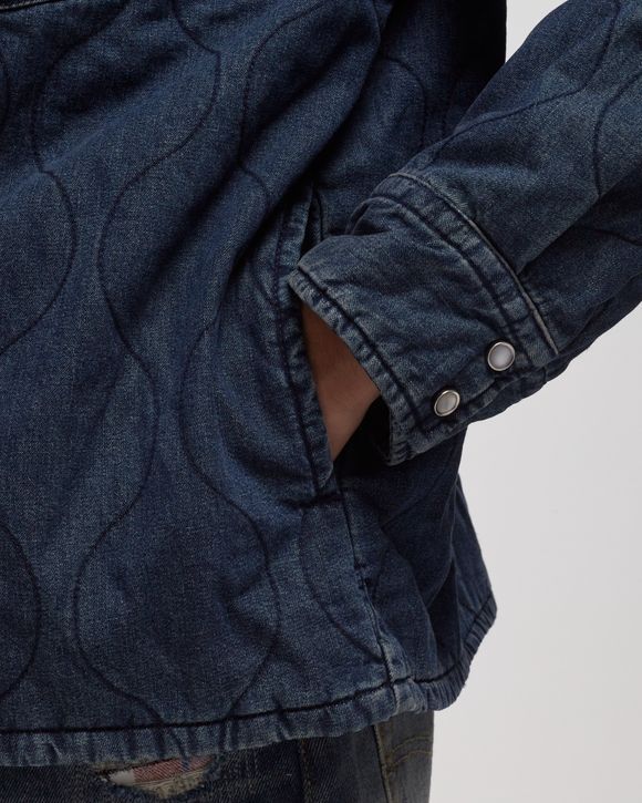 Levis LEVIS x CLOT PADDED DENIM WESTERN SHACKET Blue - DARK INDIGO