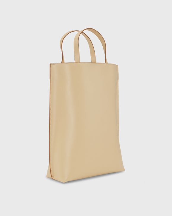 Ganni Banner Medium Tote Beige | BSTN Store