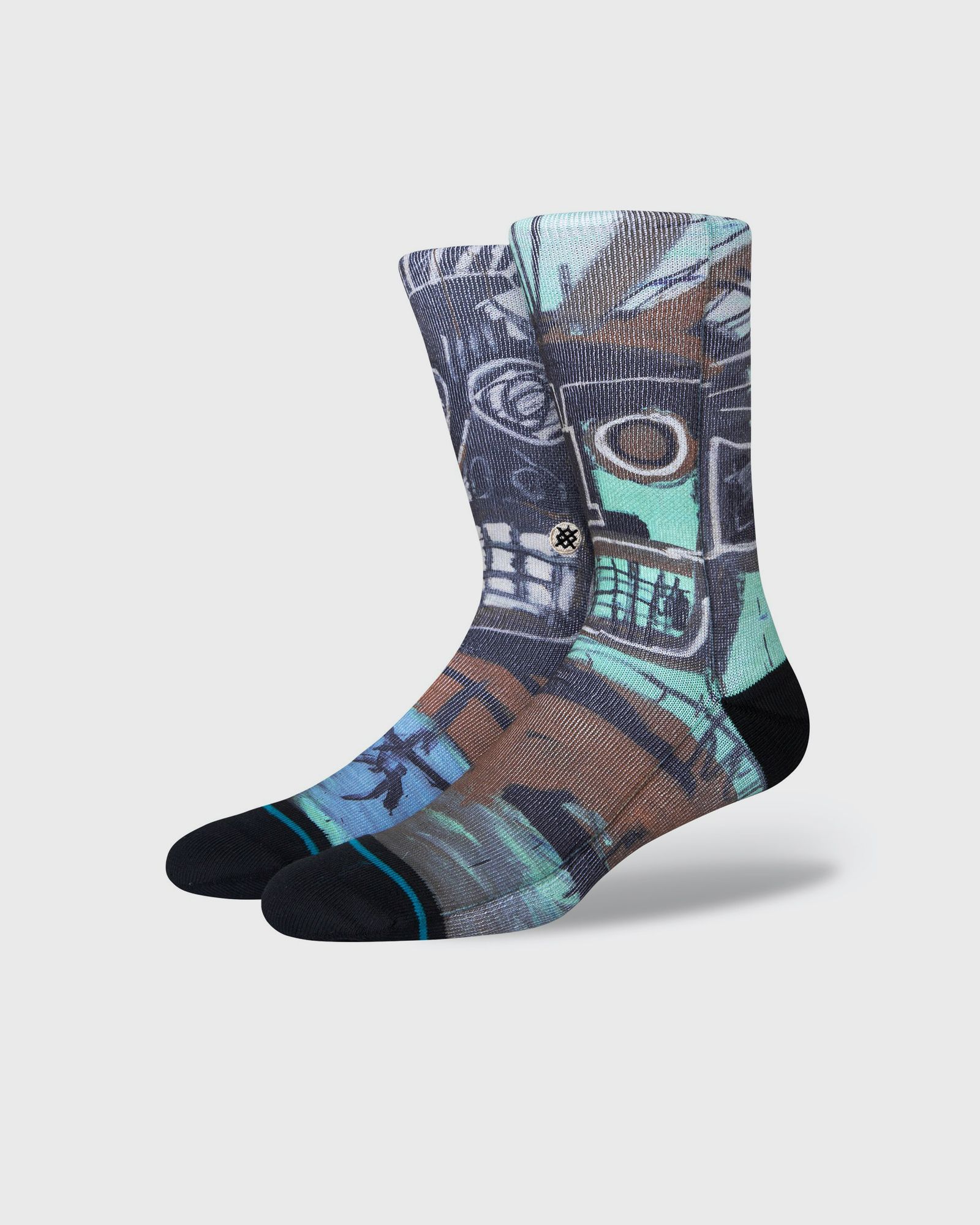 2 HEADS ON GOLD SOCKS