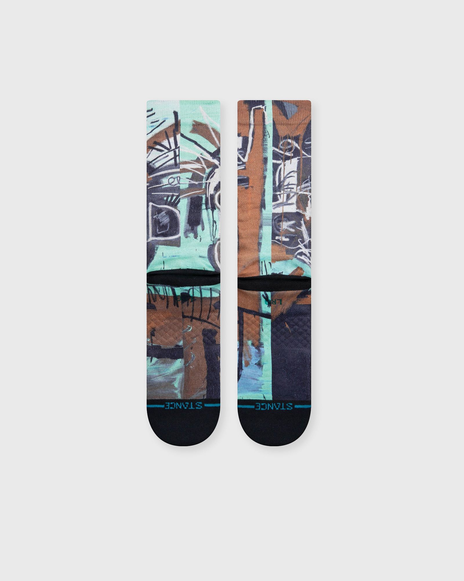 2 HEADS ON GOLD SOCKS