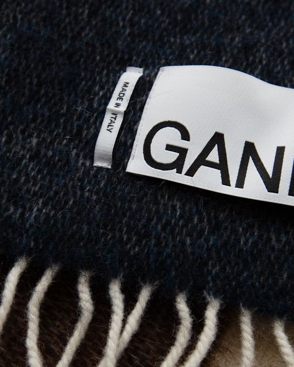 Striped Fringed Scarf