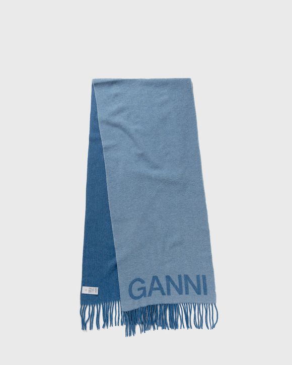 Recycled Wool Fringed Scarf