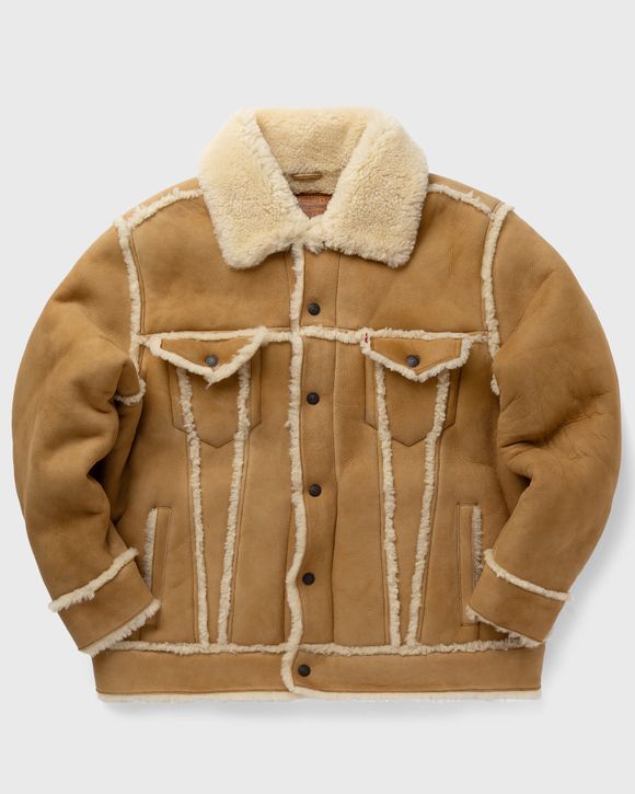 Levis store shearling trucker