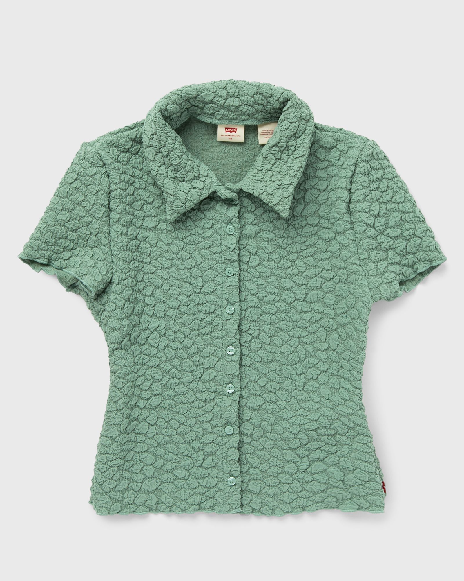 levis cloud button up greens women shirts & blouses