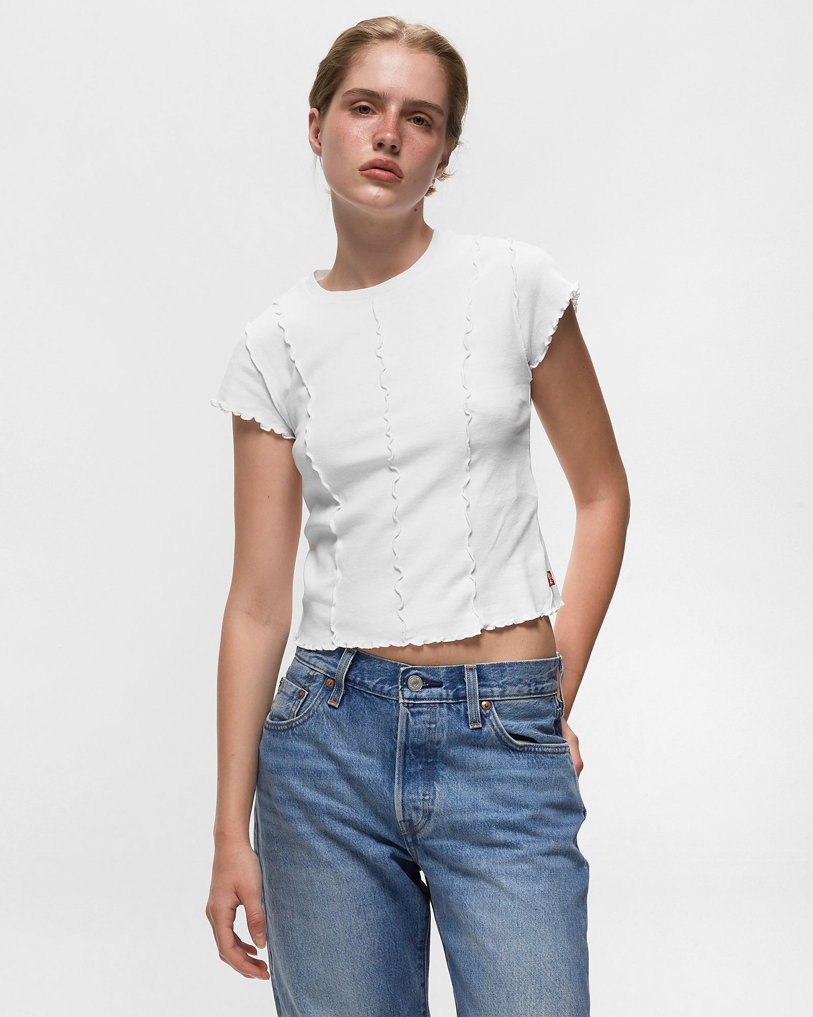 INSIDE OUT SEAMED TEE